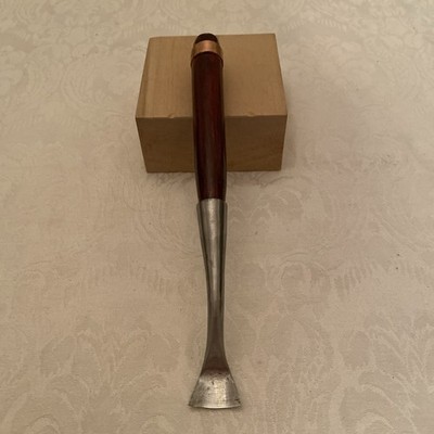 Dog Leg Bent Gouge Spoon # 7 / 26mm Used Guaranteed Sharp