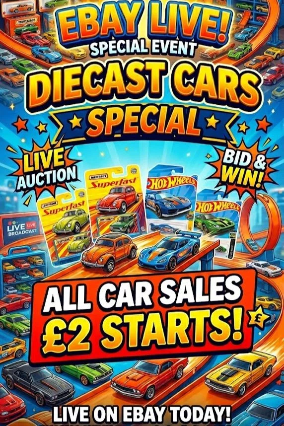 🛻 DIECAST LIVE AUCTION Hotwheels & Matchbox Exclusives Speedy Sunday! #18