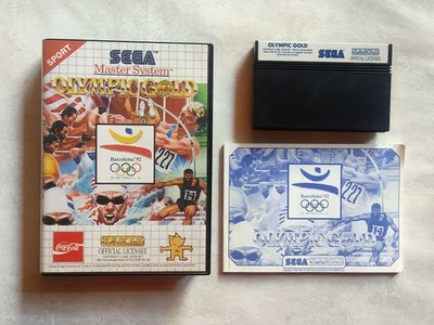 Olympic Gold Sega Master System PAL Complete With Combined Shipping Barcelona 92