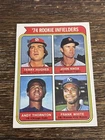 1974 TOPPS FRANK WHITE ANDY THORNTON #604 RC ROOKIE ROYALS EX-MT OR BETTER
