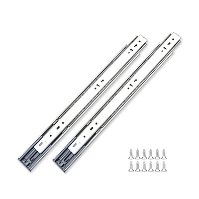 Betesy Hardware Soft Close Drawer Slides 18 Inch 6 Pairs Full Extension Side