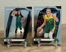 2024 WNBA Prizm NIKA MUHL RC Lot of 2: Action Base #75 & Studio Variation #146