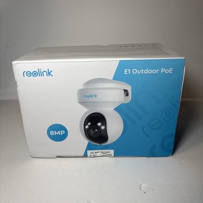 NIB Reolink E1 Outdoor SE PoE 4K 8MP Auto-Tracking Security Camera 360° Coverage
