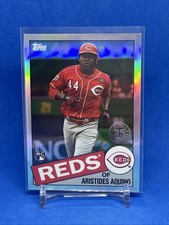 2020 Topps Chrome 35th Anniversary 1985 Aristides Aquino #85TC-21 Rookie RC Reds