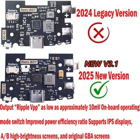 New For Game Boy Advance GBA Rechargeable Battery USB-C 1800 mAh 3.7 V w/ USB