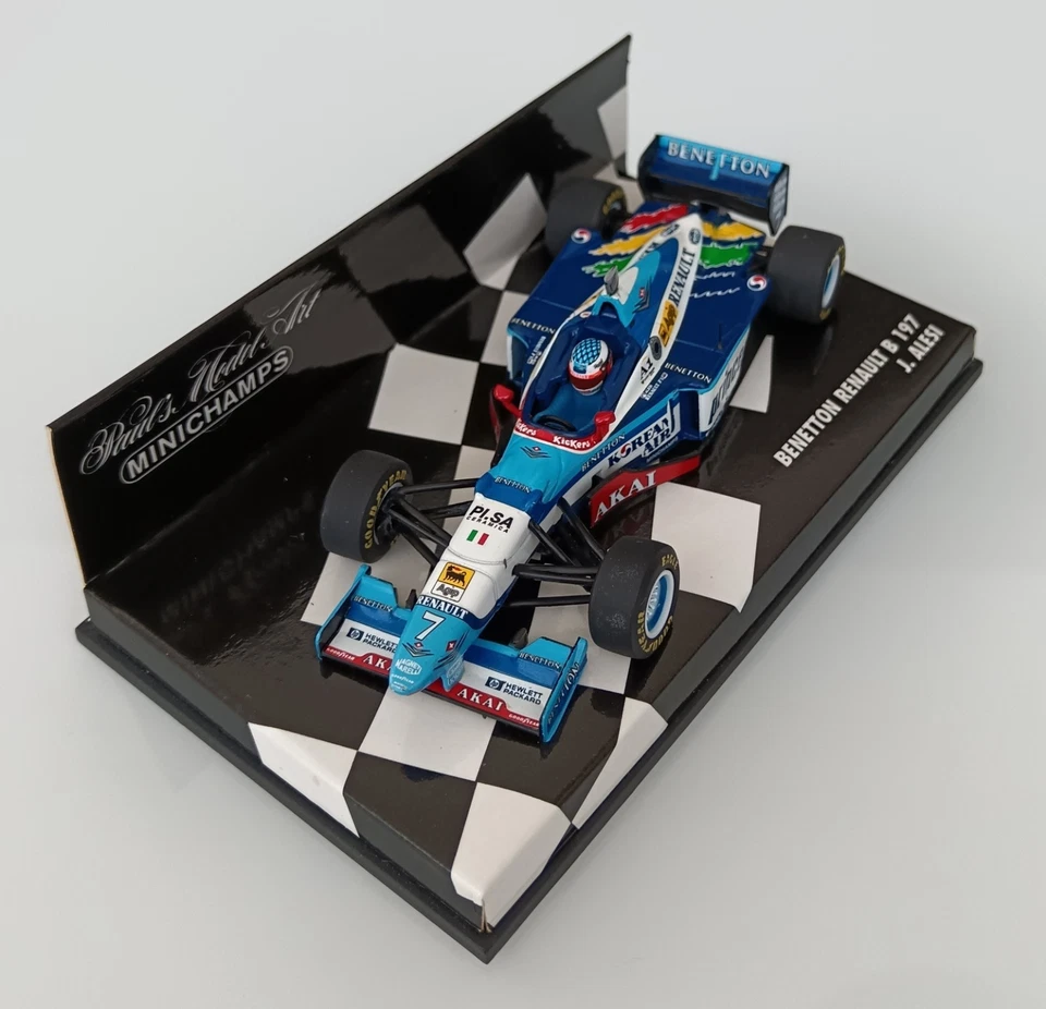 Benetton Renault B197 Alesi 1997 F1 1/43 Minichamps - Immagine 3 di 4