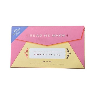 Knock Knock Read Me When Love Letters Fill In The Blank Letters Stationery Set