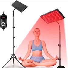 Red Light Therapy Lamp with Stand, 660nm Red & 850nm Infrared Light for Body