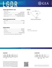 1.57 Cts Princess Cut GIA Certified Lab Grown CVD Diamond D Color VS2 Clarity 636.31 per carat