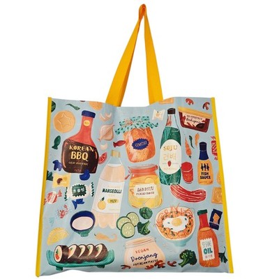 Korean Food Kimchi Sushi BBQ Fish Sauce Red Pepper Paste Fish TJMaxx Tote Bag 