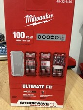 Milwaukee 48-32-5150 Shockwave Impact Driver Bit Set 100-Piece Brand New In Box