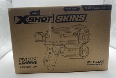 XSHOT Skins - Sonic The Hedgehog  (2 Pack + 16 Darts) by ZURU New (open box)