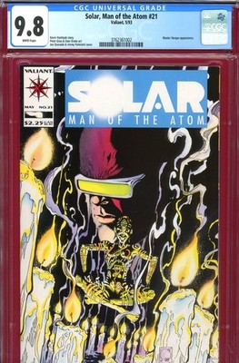 Solar, Man of the Atom #21 CGC 9.8 - Master Darque appearance - HIGHEST GRADED