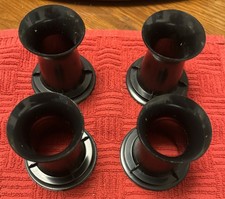 4Pcs 76mm x 89mm Speaker Port Tube Subwoofer Bass Reflex Tube Bass Woofer Box