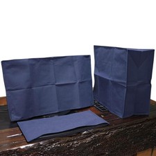 3Pcs Computer Dust Cover Set - Monitor  Keyboard Case Dust Proof Computer Co...