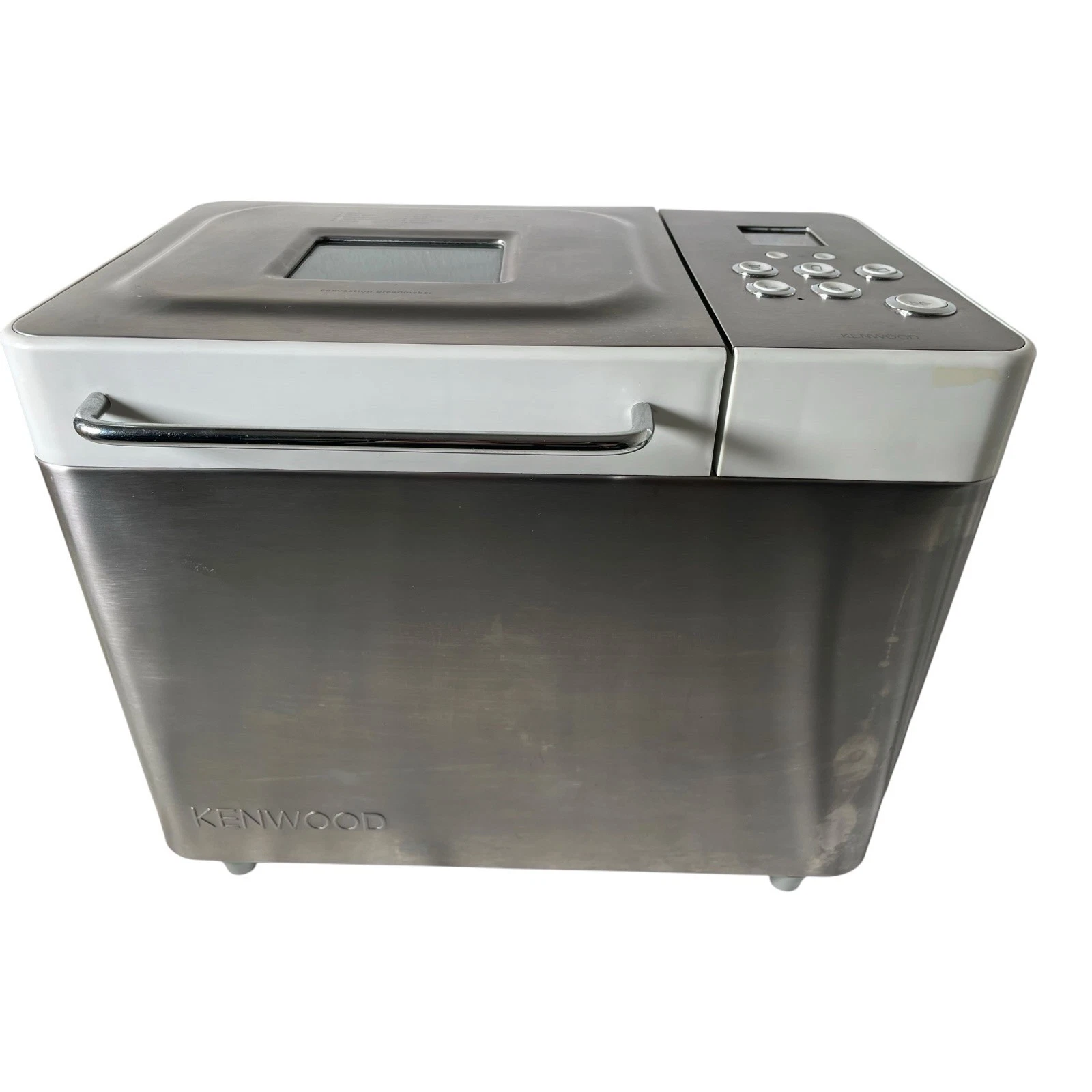 KENWOOD BM350 BREAD MAKER CHROME MULTI PROGRAM SCREEN - MANUALS - FAST - MINT