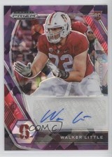 2021 Panini Prizm Draft Picks Purple Ice 41/99 Walker Little #DPA-WAL Auto 0l2q