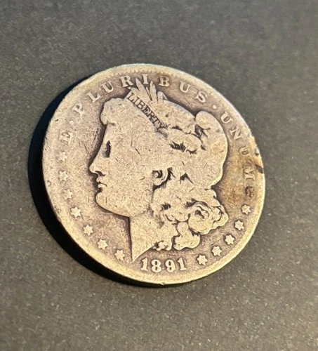 1891 O. Morgan Silver Dollar
