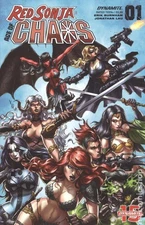 Red Sonja Age of Chaos 1B Quah Variant VF 8.0 2020 Stock Image