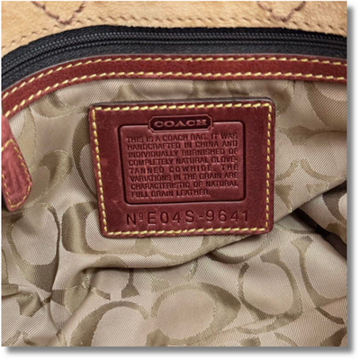 Coach Soho Burgundy Studs Leather Shoulder Bag Handbag Vintage