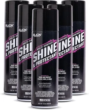 Slick Products Shine & Protectant, Long-Lasting  Clear Coat Spray,  (6-Pack)