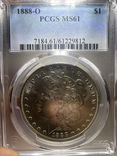 1888-O $1 Morgan Silver Dollar PCGS MS 61 | Uncirculated UNC