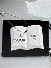 Christmas Ornaments Holy Bible Verses Scripture Painted Ceramic