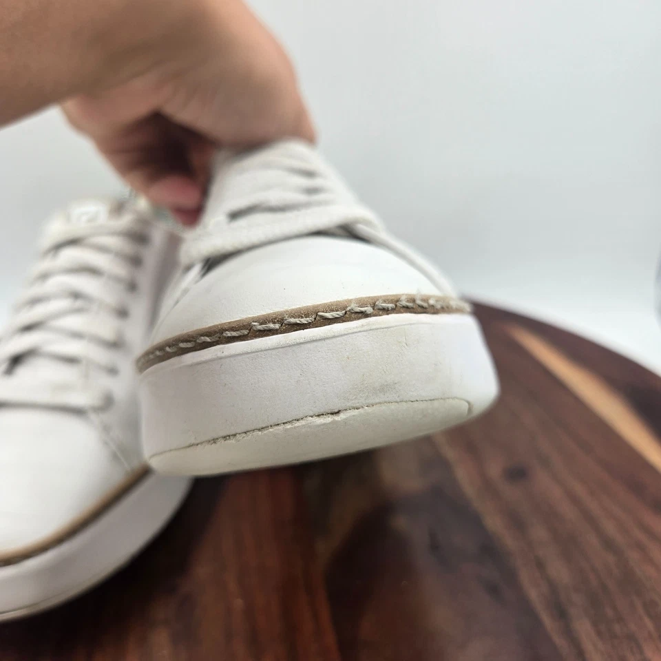 Cole Haan GrandPro Topspin Zapatos Para Mujer 8.5B Blanco Cuero Plataforma Tenis Foto 4 de 4