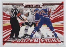 2024-25 Credentials Frozen Fight Red 116/149 Anze Kopitar Leon Draisaitl #KD f6d