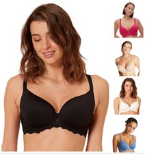 Simone Perele Caresse Bra Spacer Plunging Wired Luxury Lingerie 12A316 32B, 32G