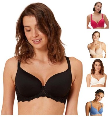Simone Perele Caresse BH Spacer tiefer Bügel Luxus Dessous 12A316 32B, 32G