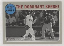 2019 Topps Heritage Postseason Highlights Clayton Kershaw #197 qx0
