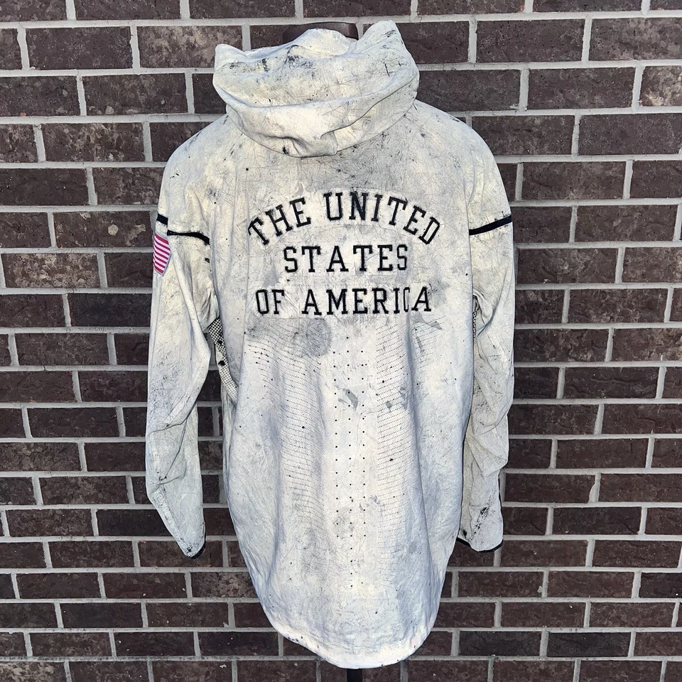 Nike 2012 USA Olympics Team Reflective Windrunner Medal Podium Jacket XXL 2XL - Image 4 of 4