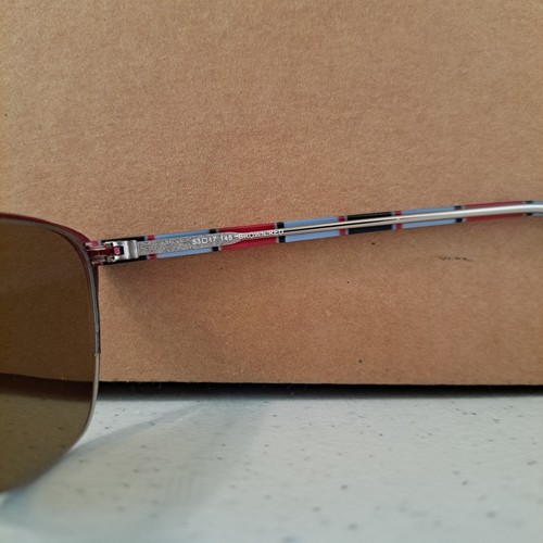 Wittnauer Sunglasses Raina Brown/Red Cat Eye *FRAMES ONLY T-34 - Picture 8 of 10
