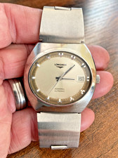 Vintage 1970s Longines Admiral Ultronic Mens Wristwatch