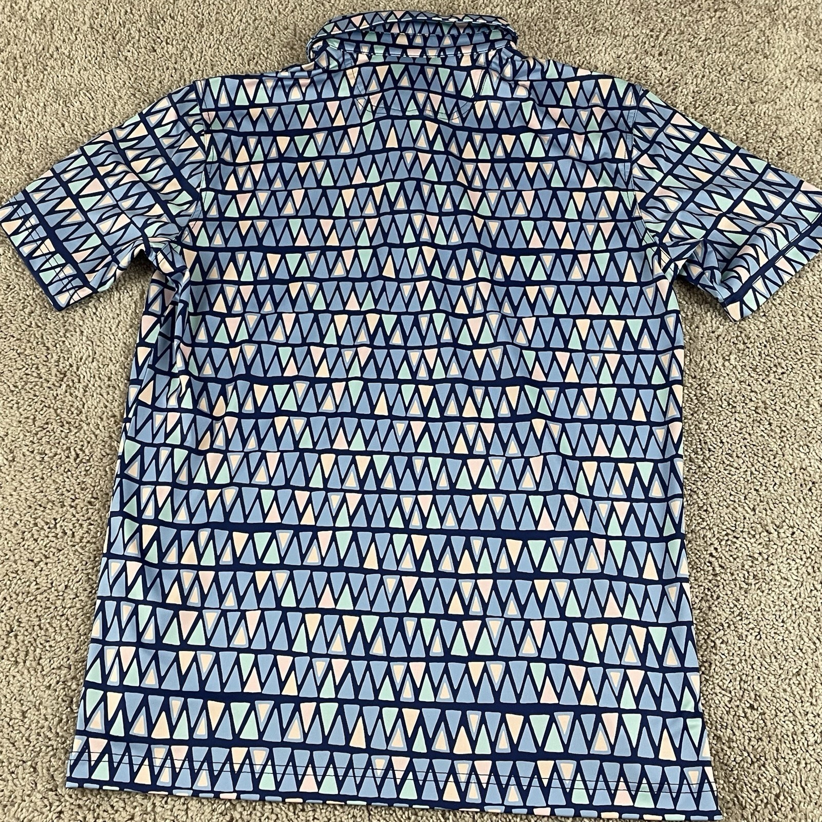 Chubbies Polo Shirt Mens Small Performance The Triangu-Later 2.0 Golf NWT T524