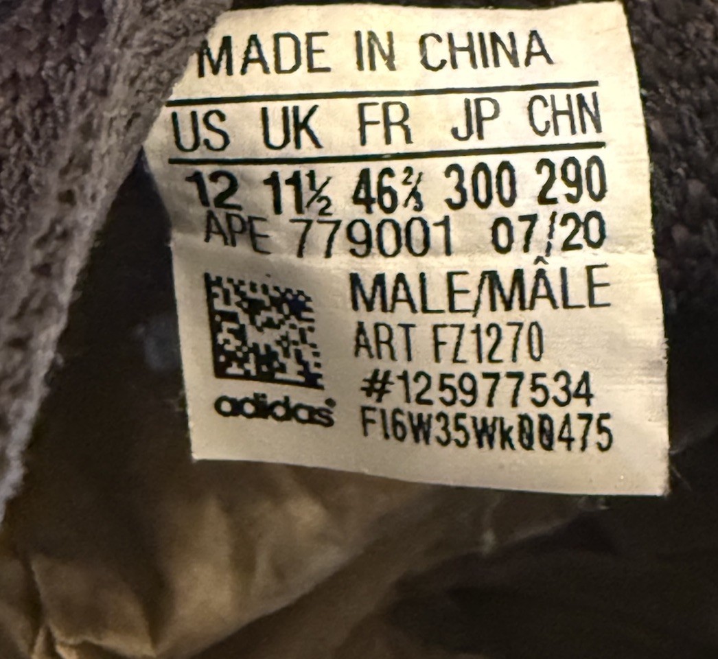 adidas Yeezy Boost 380 Low Onyx Black FZ1270 Onyx Non-Reflective Men's size 12 thumbnail 7