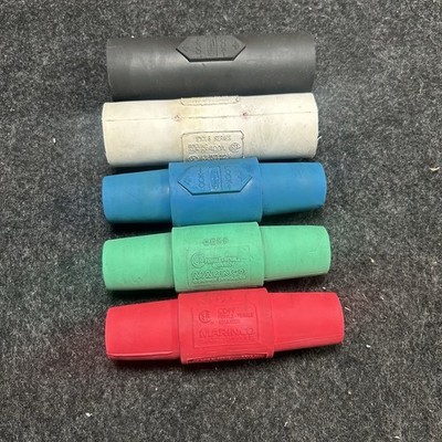 Lot Of 5 Connector 2 Male 3 Female 400A Camlock Turnaround Hubbell Leviton