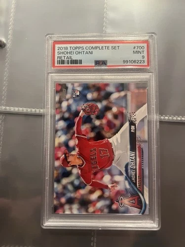2018 Topps - Complete Sets Variation Shohei Ohtani #700 Pitching (RC) PSA 9