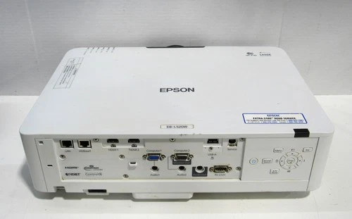 Epson PowerLite EB-L520W 3LCD WXGA Projector 5200 Lumens 234 Hours Tested