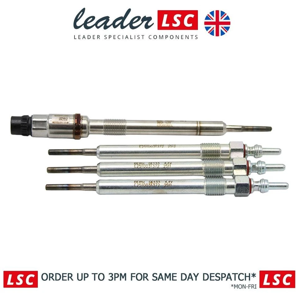 Glow Plug Kit VW Passat 2012 to 2024 NEW GENUINE BERU 03L963319 03L905061L - Image 2 of 4