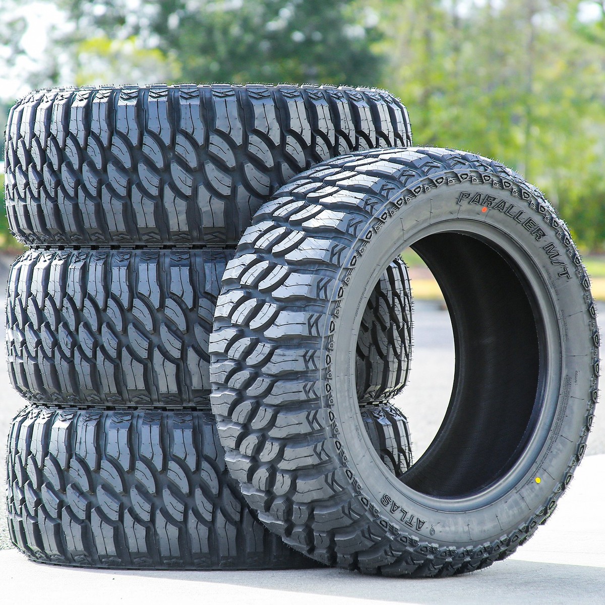 4 Atlas Mud Tire Paraller M/T 35X12.50R22 121Q F 12 Ply Light