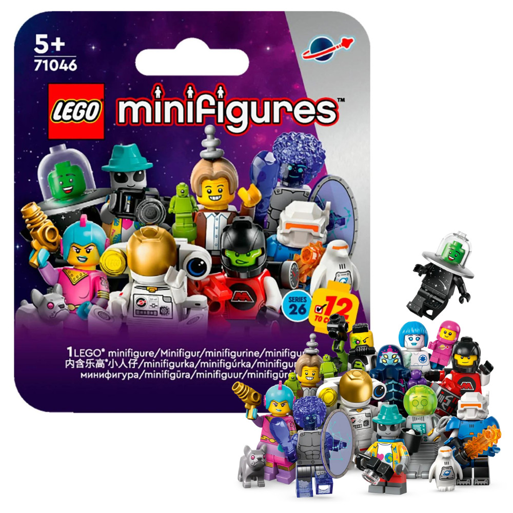 Série Complète Lego Minifigure 26 Space 71046 avec 12 figurines de l'espace neuves