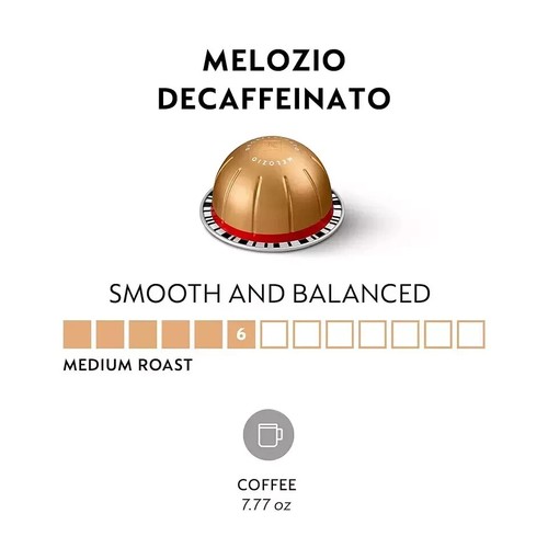 NESPRESSO VERTUO Melozio Decaffeinato MITTLERE RÖSTUNG 100 SCHOTEN GROSSPACKUNG/LOSE 31.10.25 - Bild 3 von 4