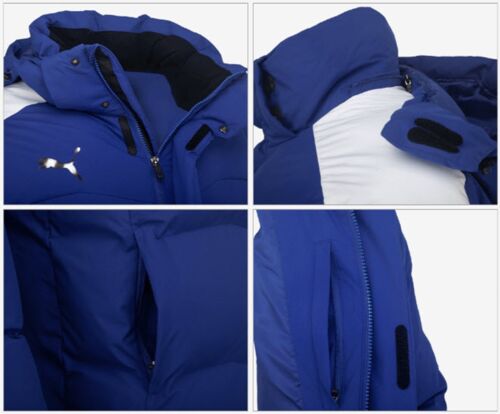 Puma Herren KK Middle Padding Jacke blau weiß Wintermantel Top GYM Padded 92992603 - Bild 3 von 3