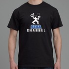 Sega Channel Genesis Retro Logo 100% Cotton Graphic T-Shirt