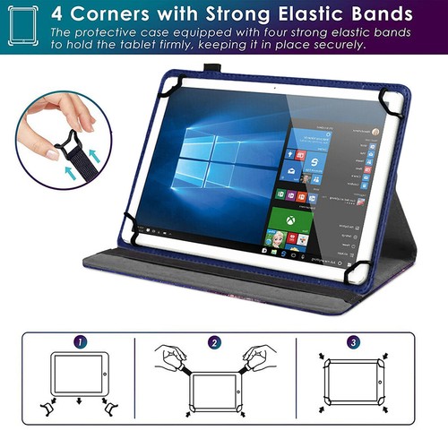 ★360°Schutzhülle Acer Iconia One 10 (B3-A40/B3-A50/A3-A40/A3-A50) Drehbar Cover - Bild 4 von 54
