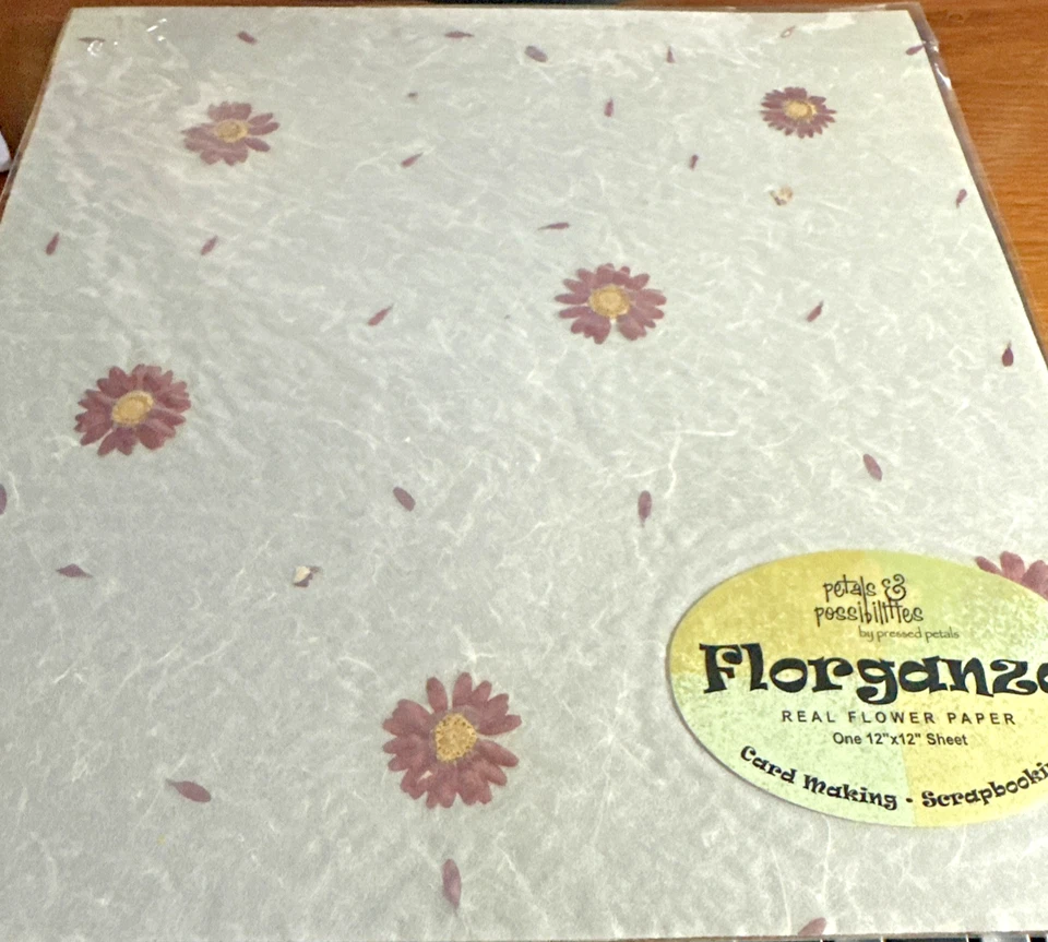 20 Handmade sheets Textured 12x12" mixed specialty Scrapbook craft cotton silk - Image 2 of 4