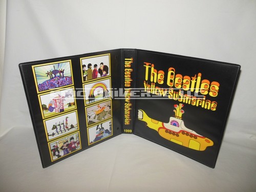 Custom Made 1999 The Beatles Yellow Submarine Binder Graphic Inserts - Picture 1 of 4