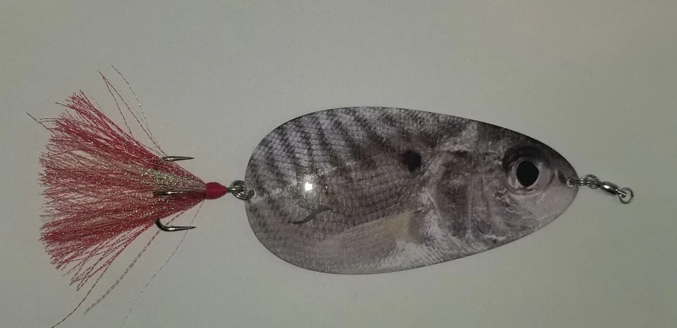 Cuchara de aleteo de 6", cuchara de pelar, cuchara de fundición de 4 oz ENVÍO GRATUITO a más de $26. Foto 3 de 4